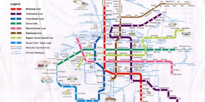 Hiroshima bản đồ đường sắt