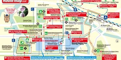 Bản đồ của phong vòng hiroshima